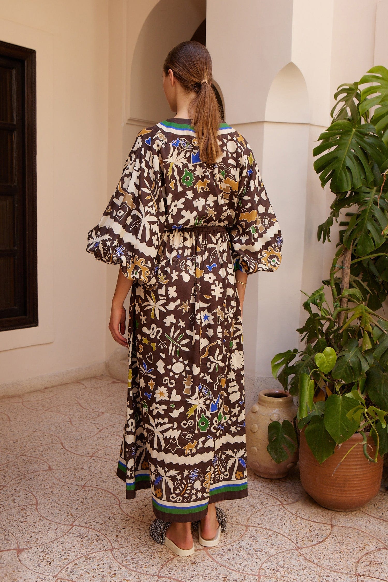 Alemäis Dresses Maroc Midi robe midi ramie 8 AU/UK
