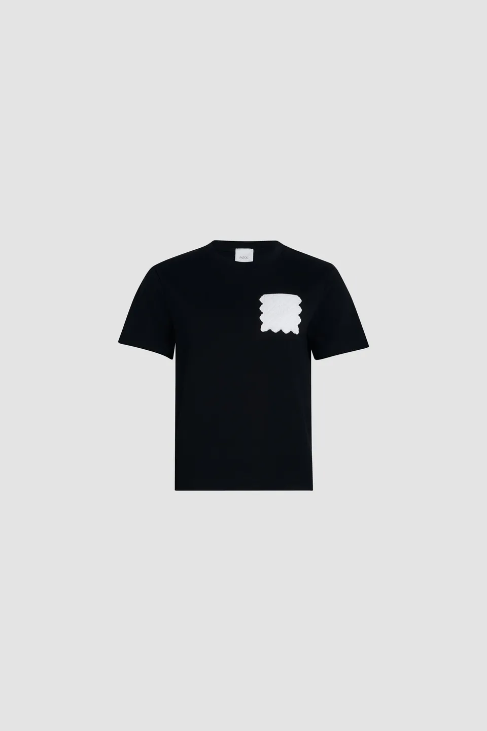 Patou JE141 t-shirt noir poche coton bio