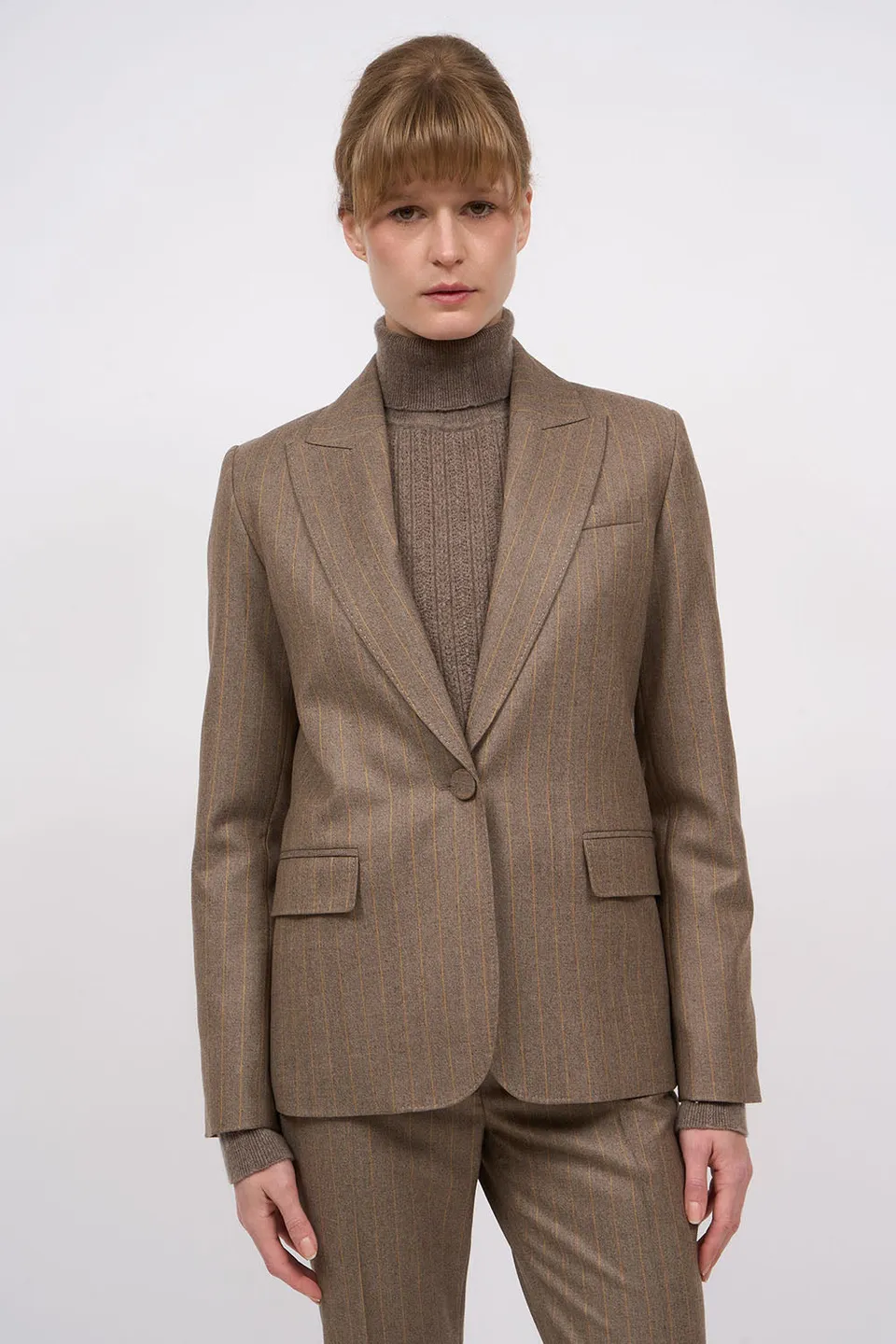 Paul & Joe Tailoring veste Zalana camel laine vierge