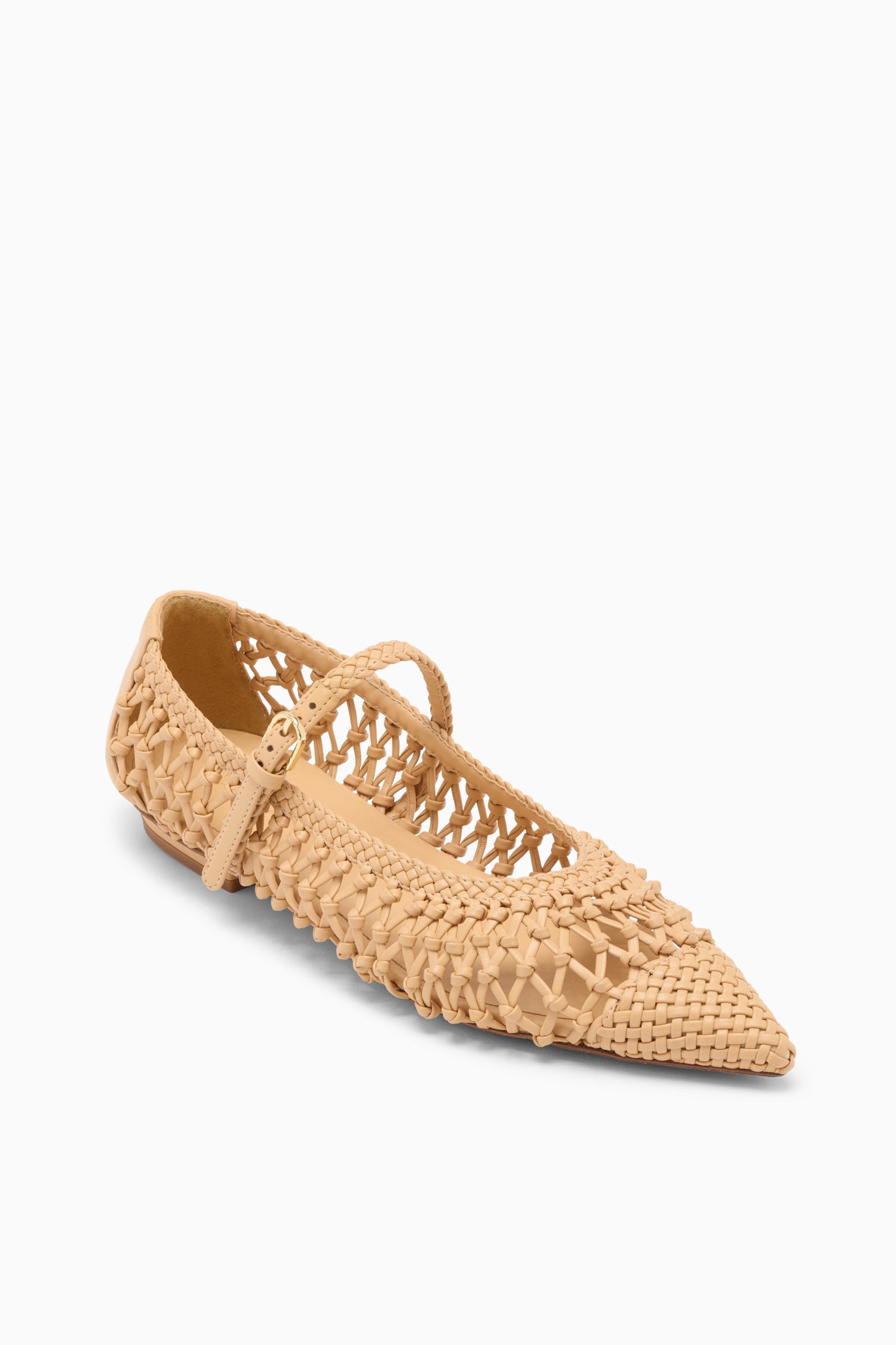 Ulla Johnson Gracie SP261009 ballerines Miele tressées