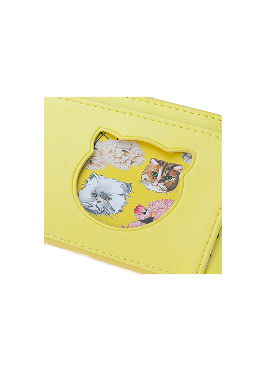 Paul & Joe Gipsy porte-cartes jaune fleurs TU