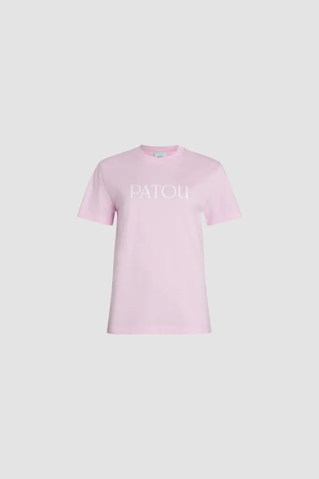 Patou H24JE0299999425P t-shirt rose coton bio