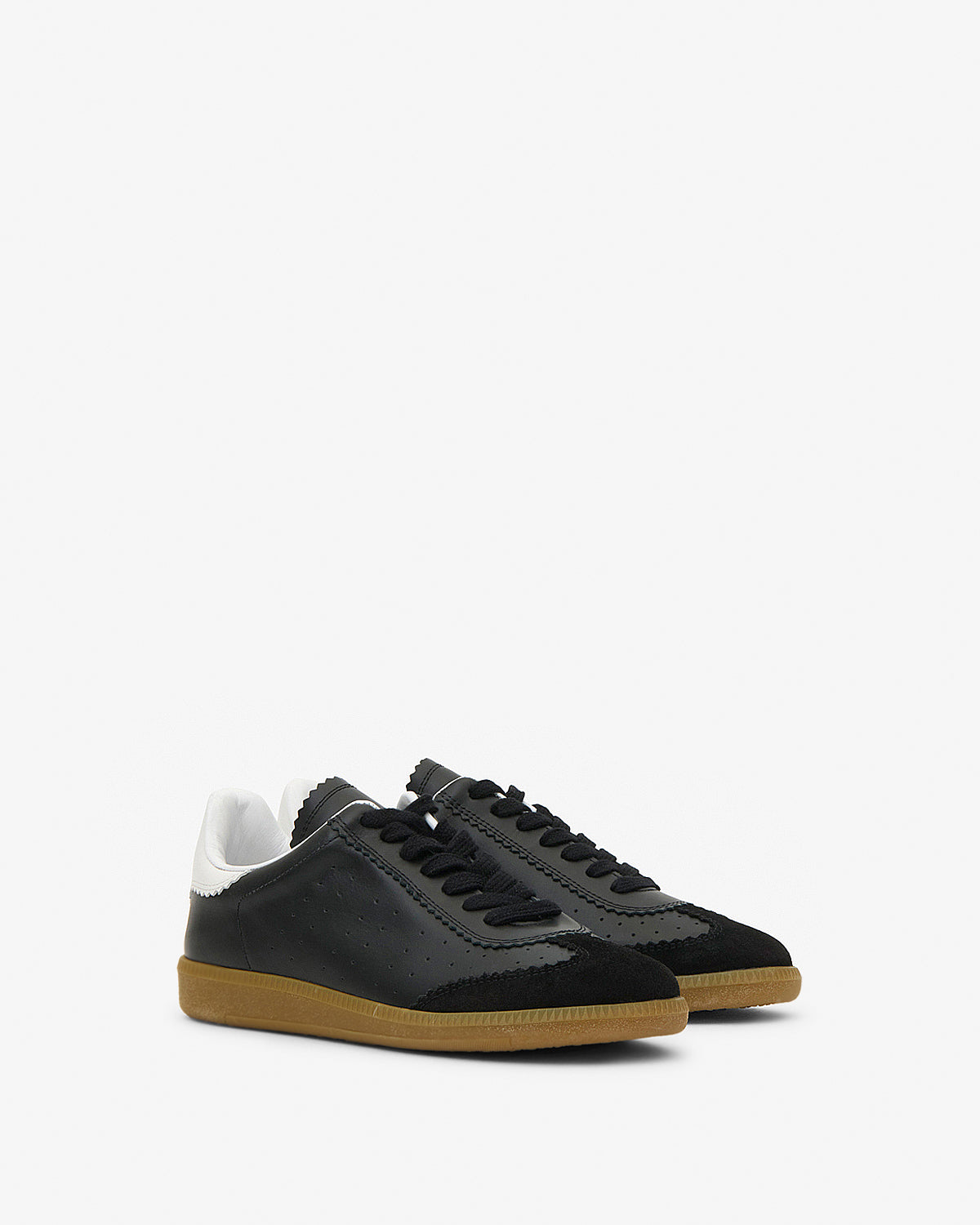 Isabel Marant Bryce baskets cuir noir