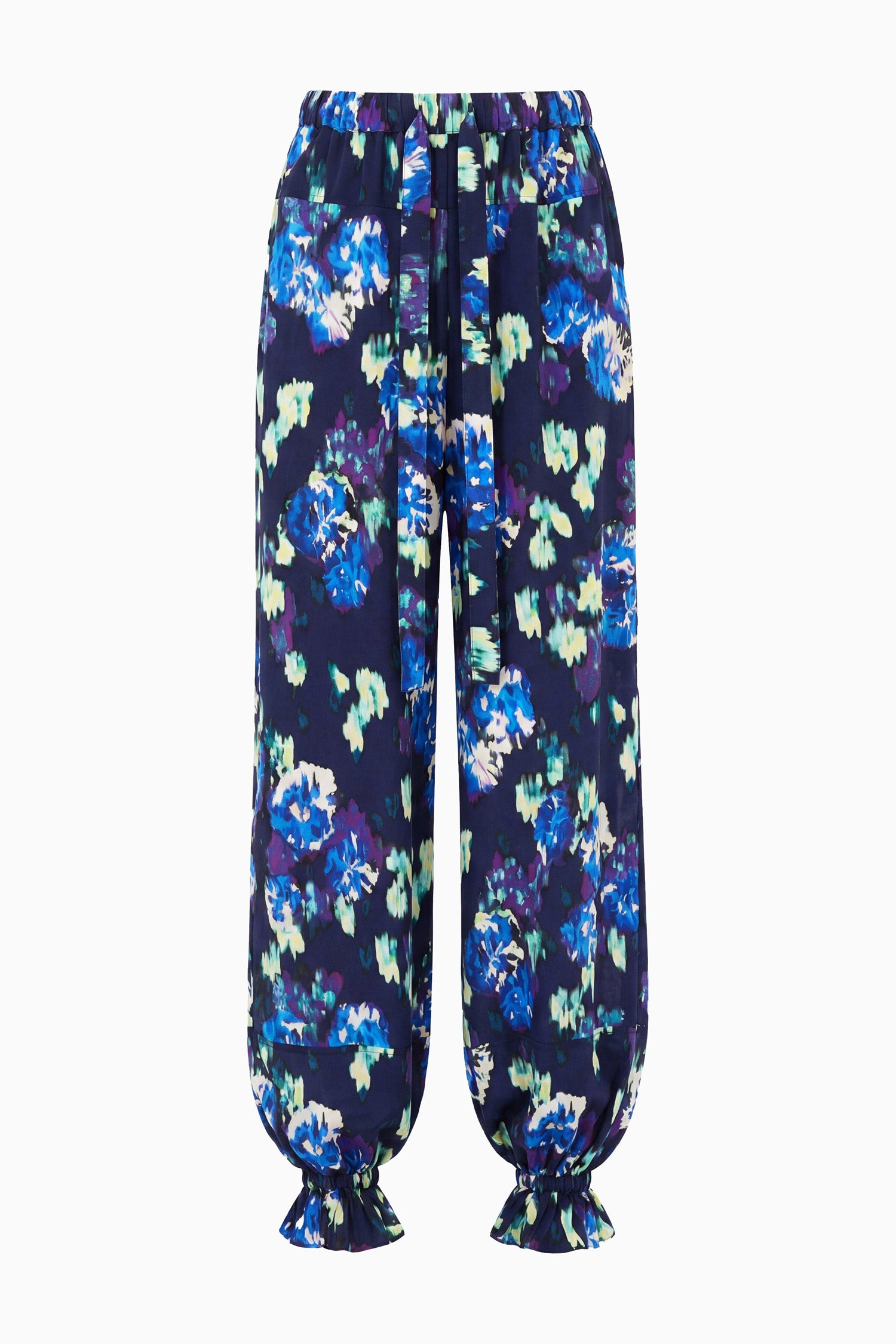 Ulla Johnson Octavia PF260405 pantalon soie Evening Bloom fleuri