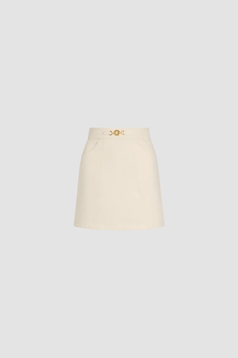 Patou Denim SK042 mini-jupe jean écru Natural