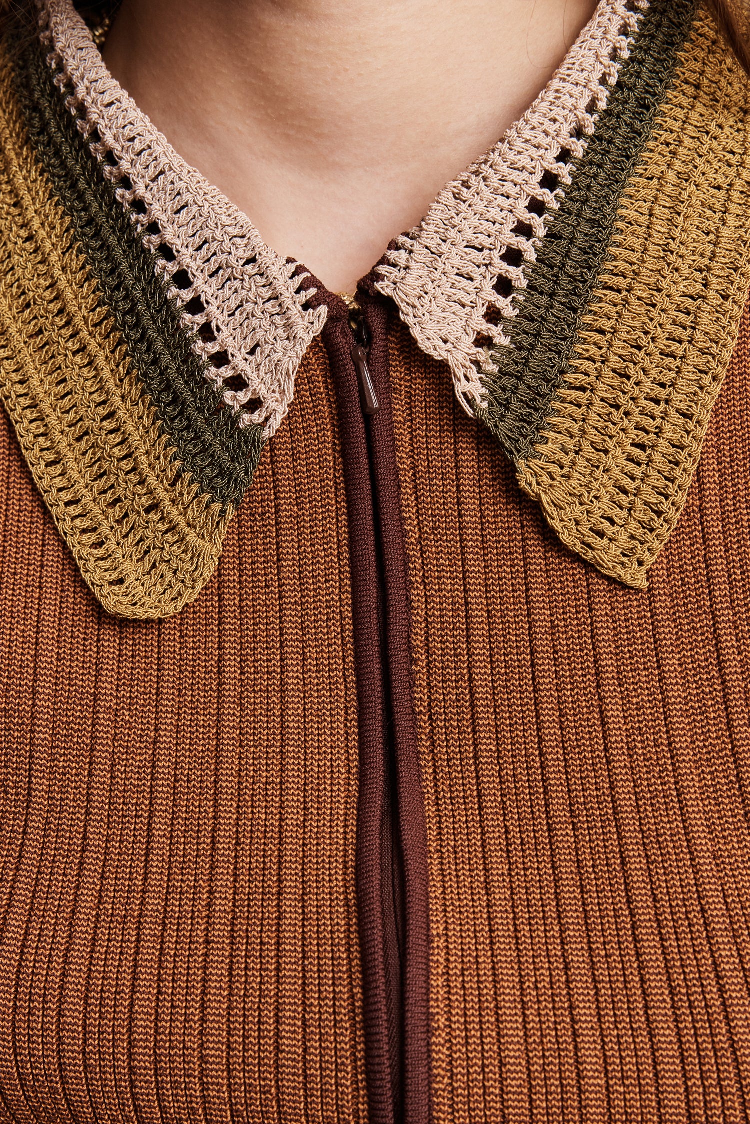 Alemäis Wilder Knit Polo polo maille zippé