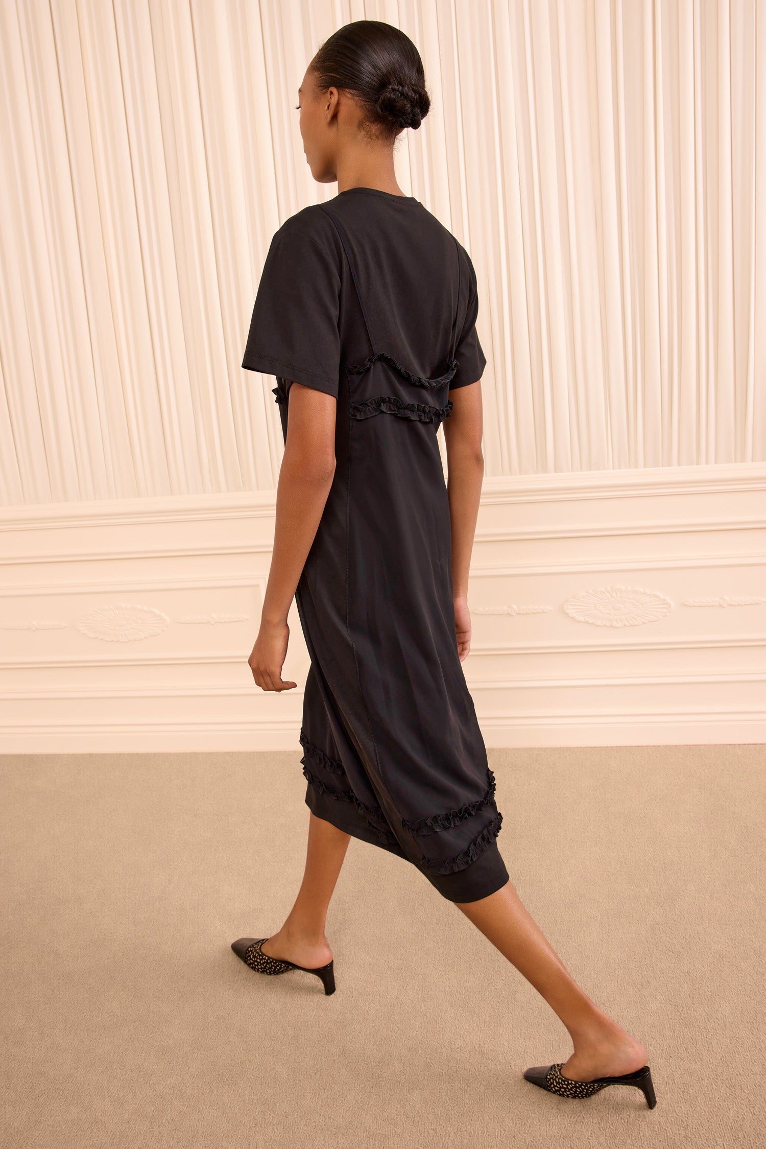 Ulla Johnson Tallis robe coton Noir
