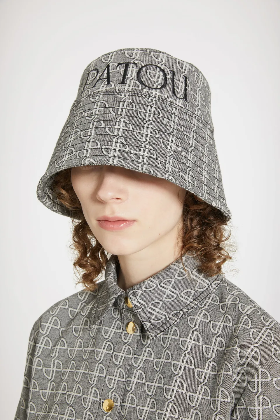 Patou AC027 bob coton jacquard Black JP Link S-L