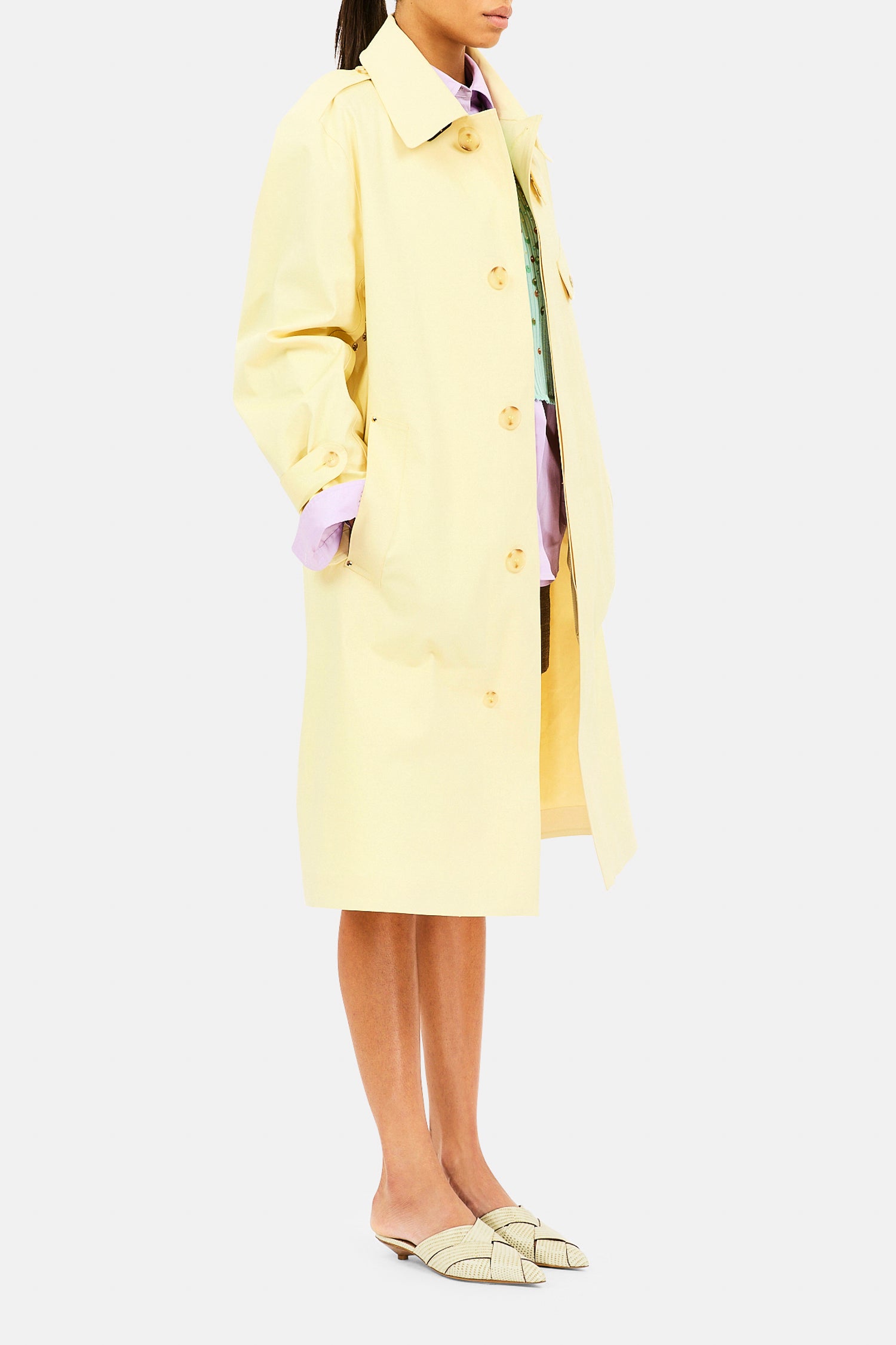 Ulla Johnson Sloane trench coton Honeysuckle Mackintosh