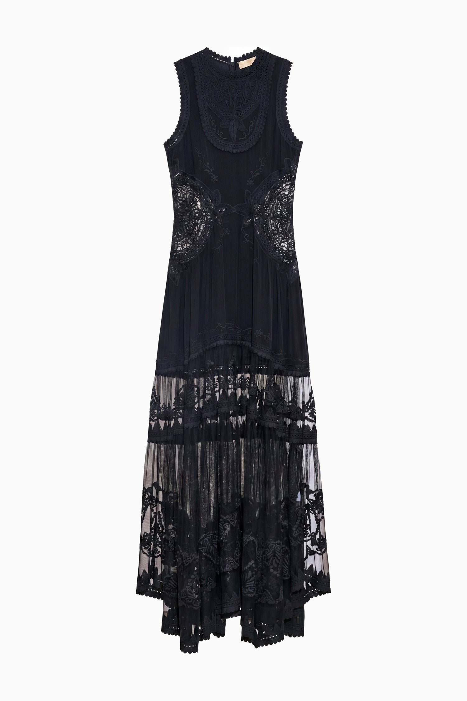 Ulla Johnson Florence robe soie maxi noir