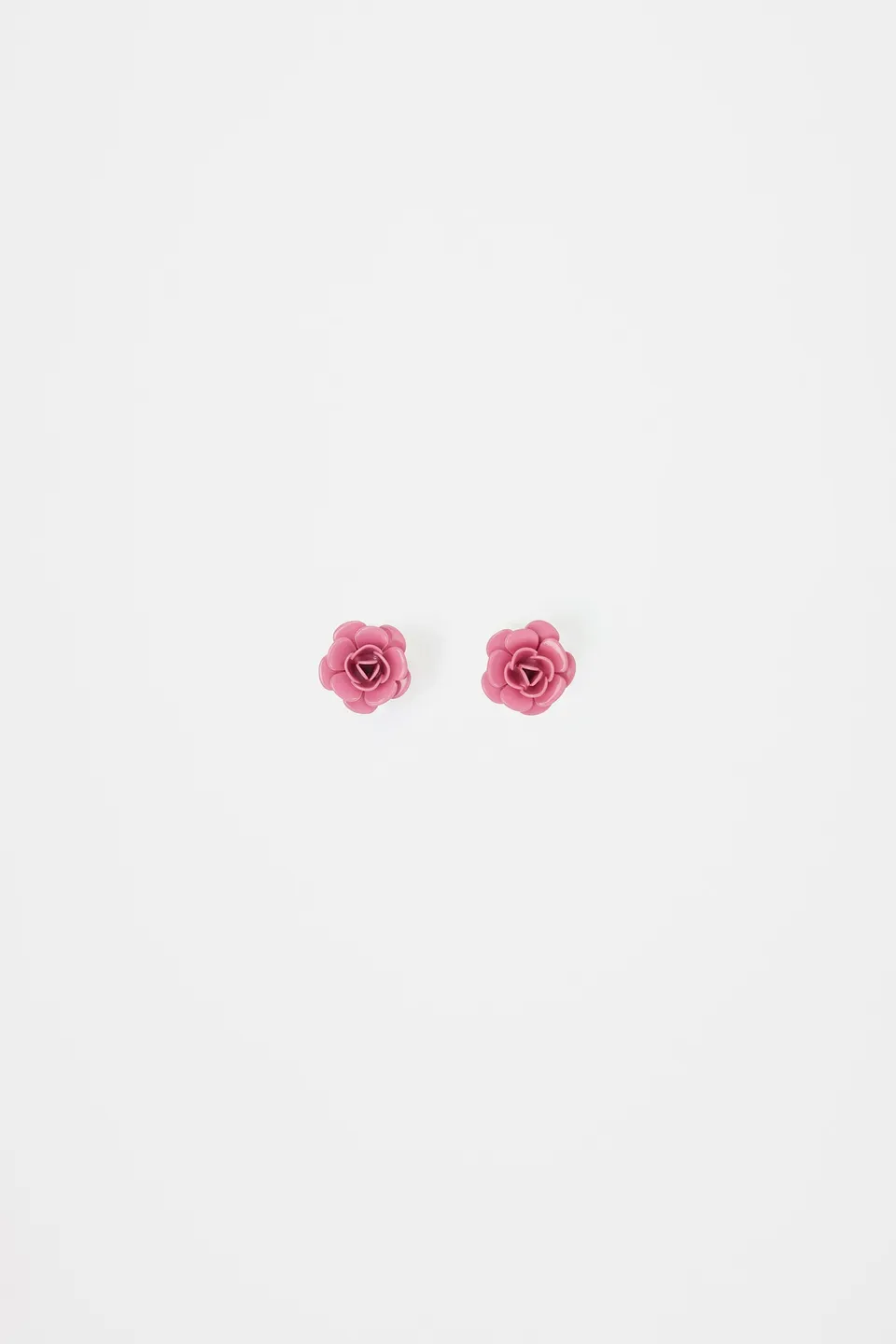 Patou boucles d'oreilles fleur JW087 rose Darling Pink