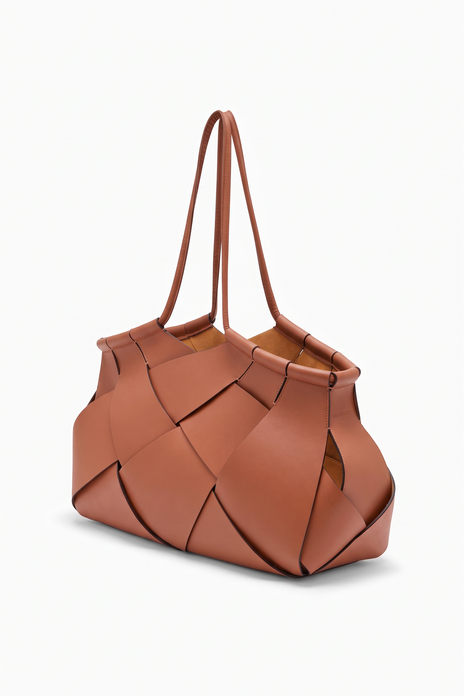 Ulla Johnson Charlotte East West sac cabas cuir sierra