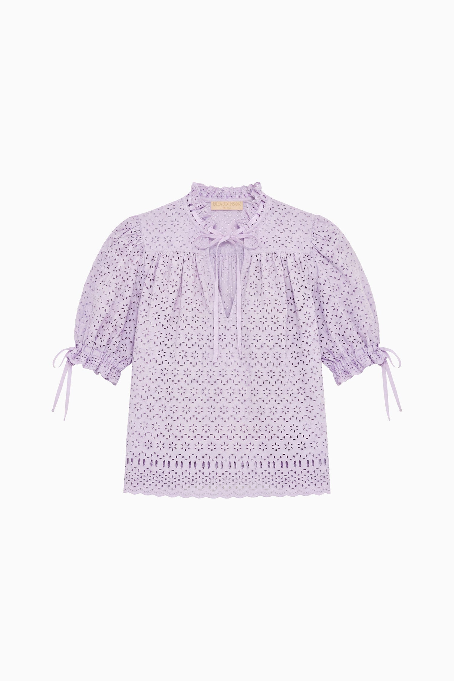 Ulla Johnson Alouette top coton violet Wisteria