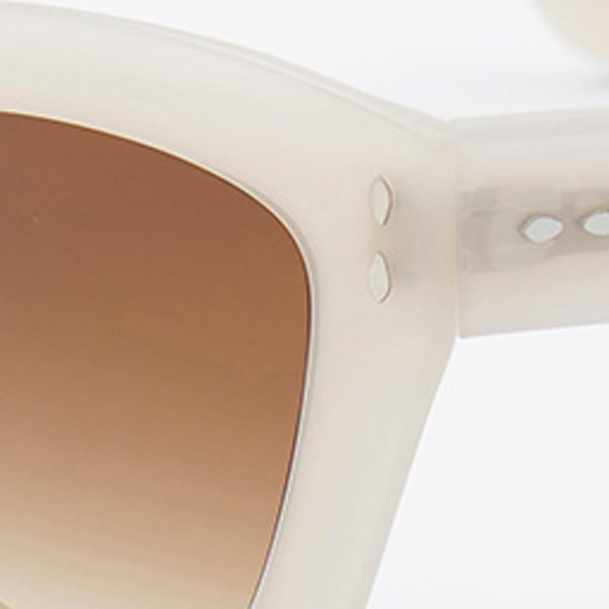 Isabel Marant Louny lunettes soleil ivoire-marron