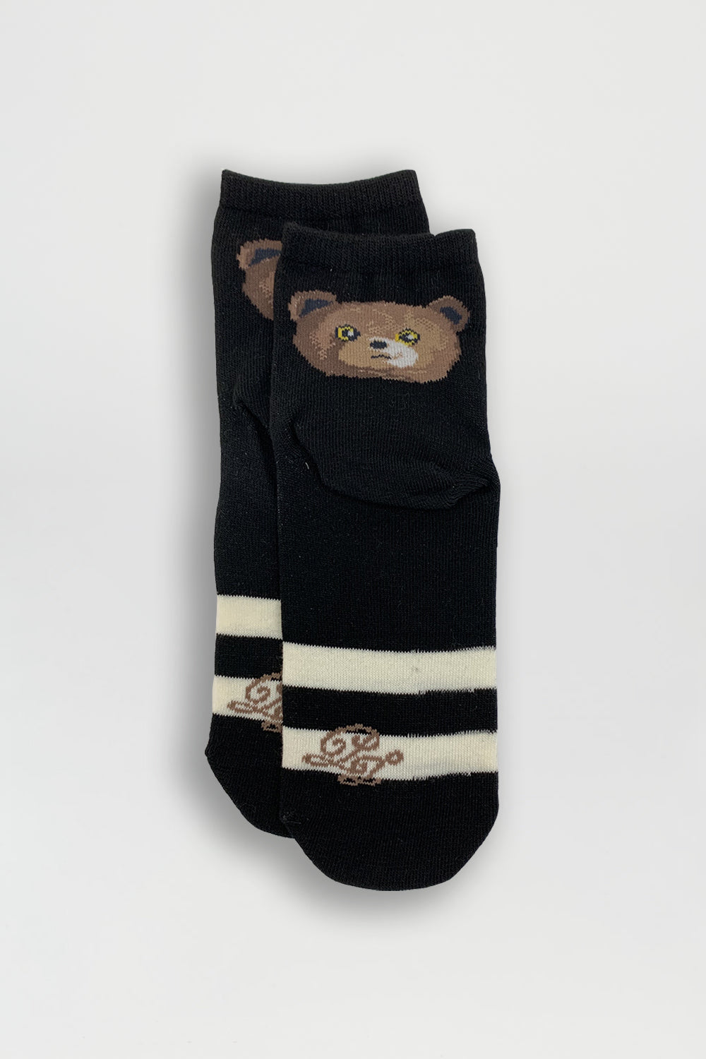 PAUL & JOE Chaussettes oursons coton 36-39 Noir Gris Ciel Rose