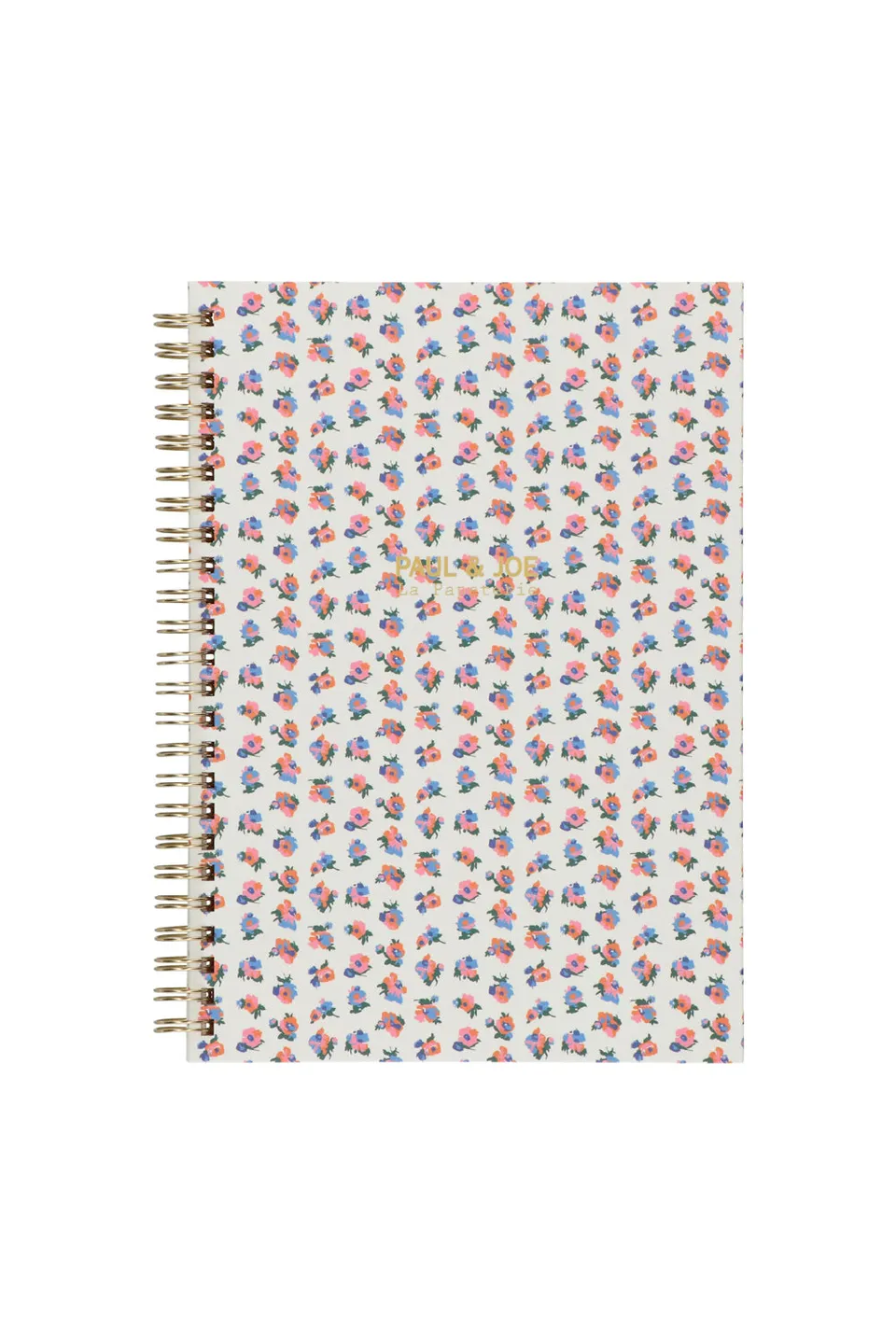 Paul & Joe Papeterie Carnet spirales ivoire pâquerettes A5 blanc