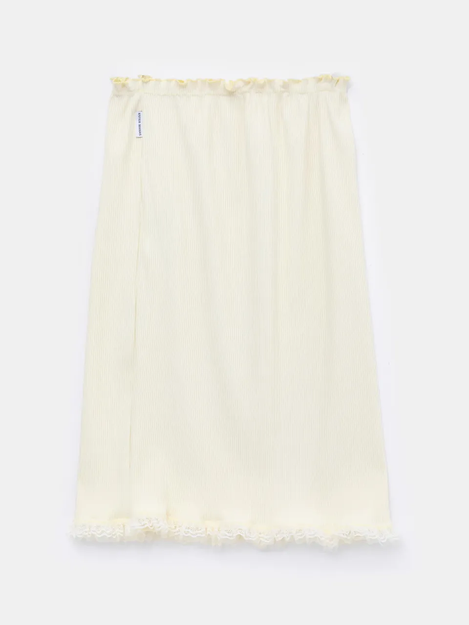 Ester Manas Mimosa Lace Easy Skirt jaune dentelle