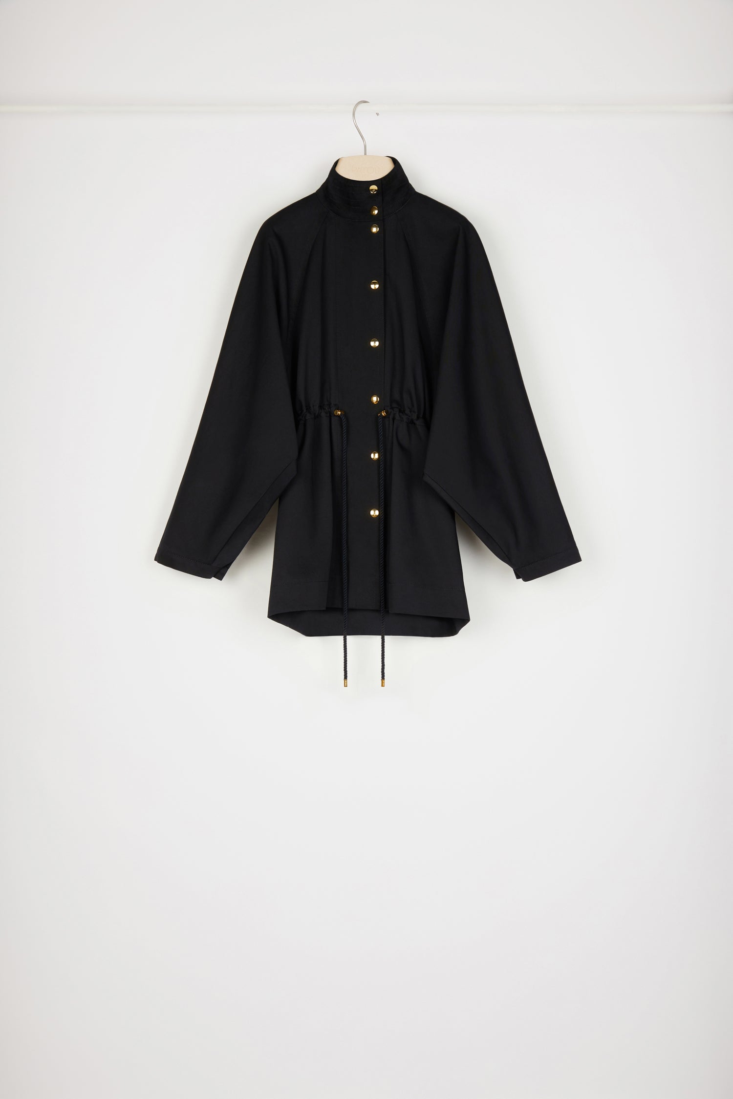 Patou P23OU0180074999B parka noire coton bio taille 38