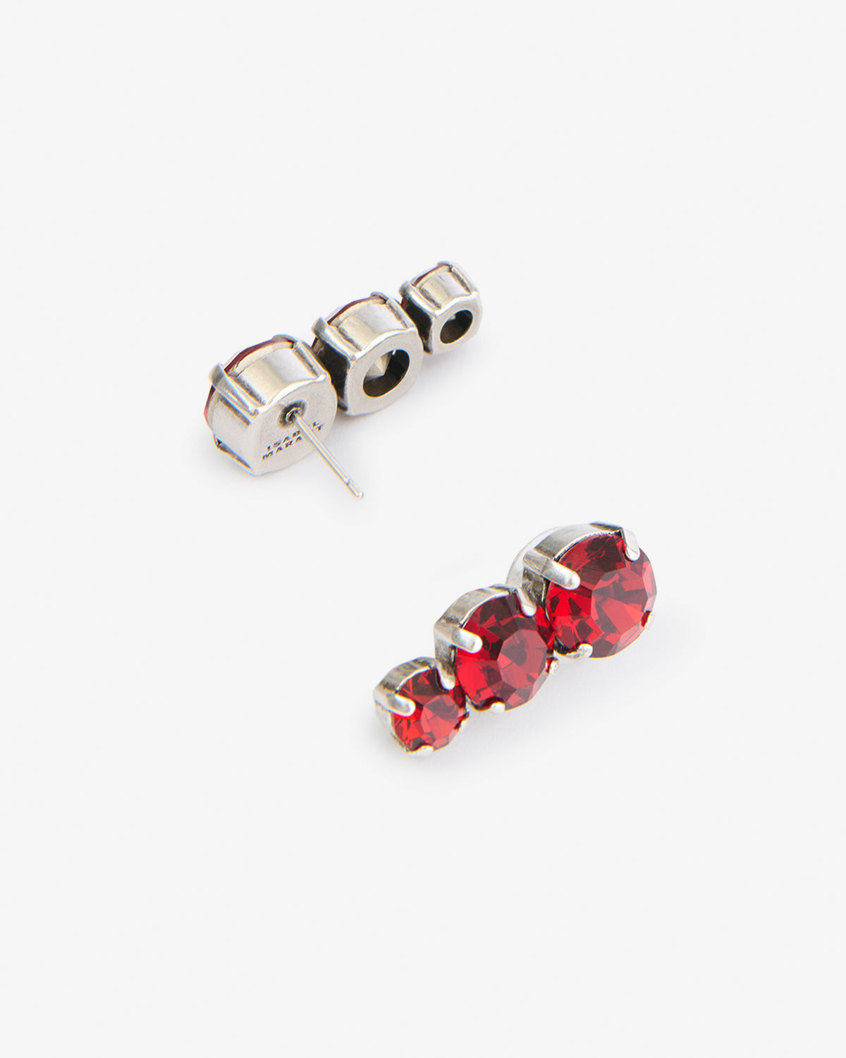 Isabel Marant Karlie BL0332 boucles laiton rouge-argenté