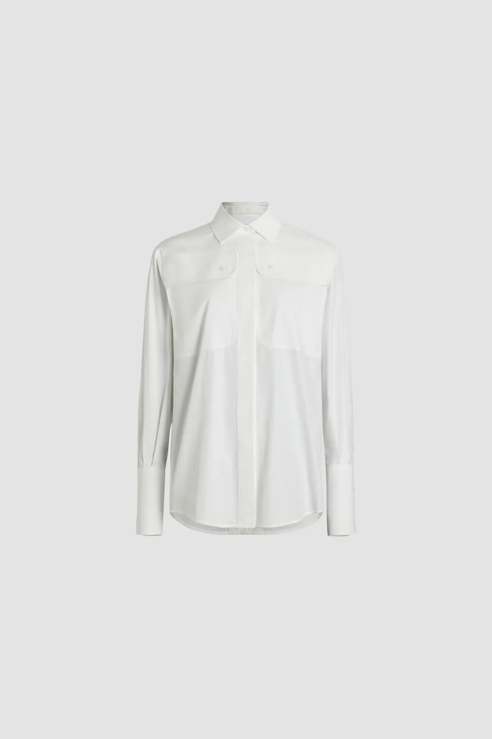 Patou Safari H24BL0350017001W chemise blanche coton bio