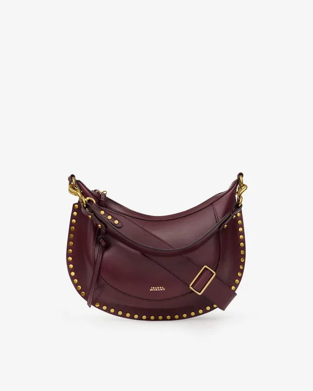 Isabel Marant Naoko sac cuir bordeaux 33 cm