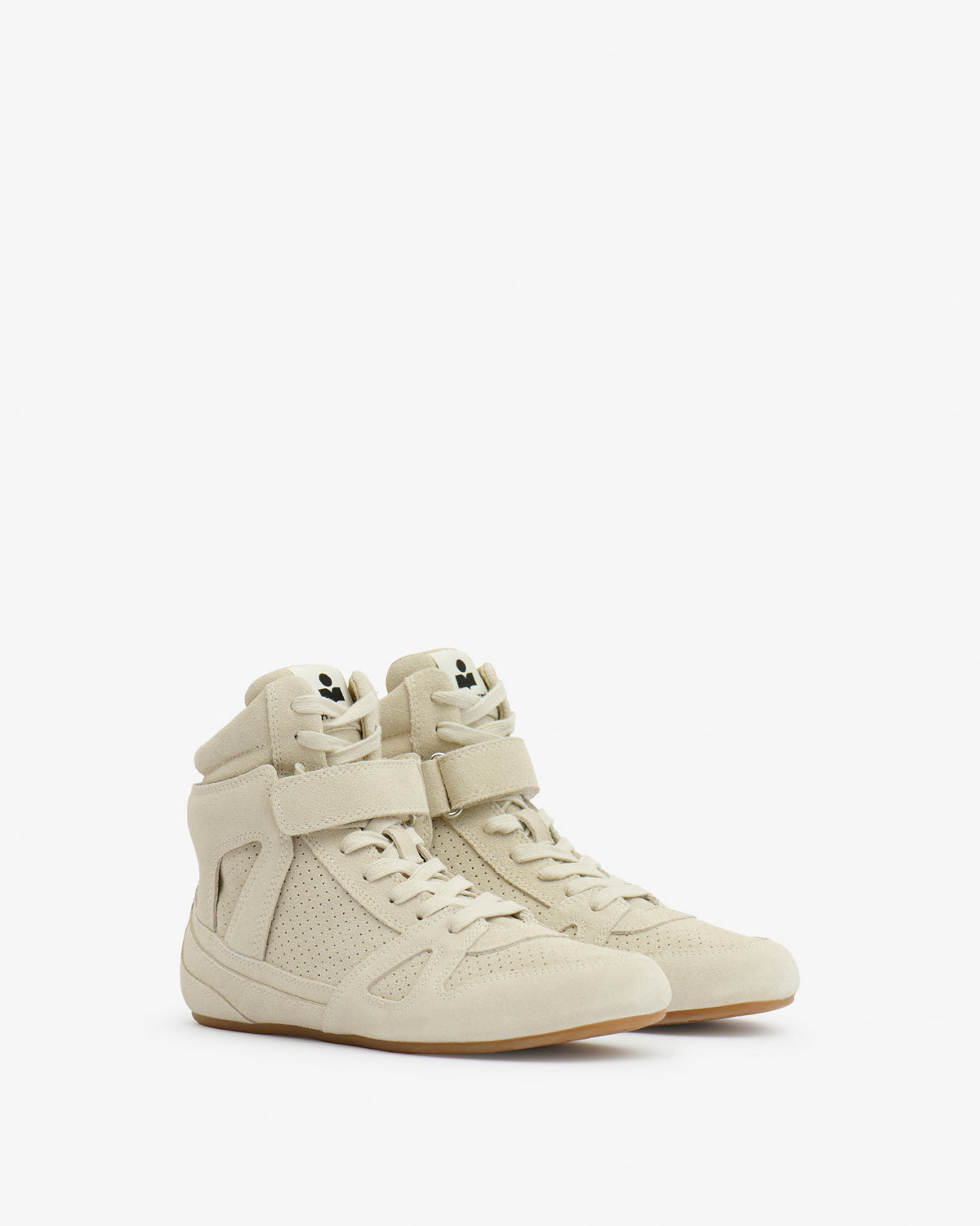 Isabel Marant Senny High baskets beige cuir suède