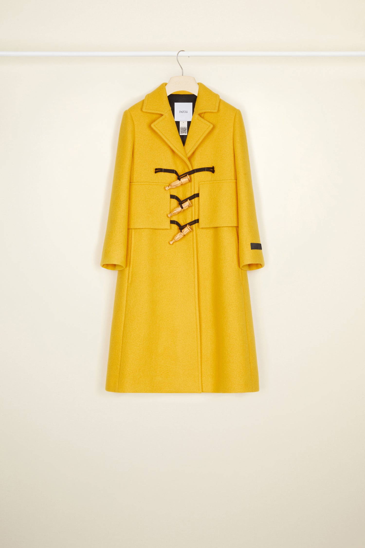 Patou A21CO0090067106H manteau safran laine