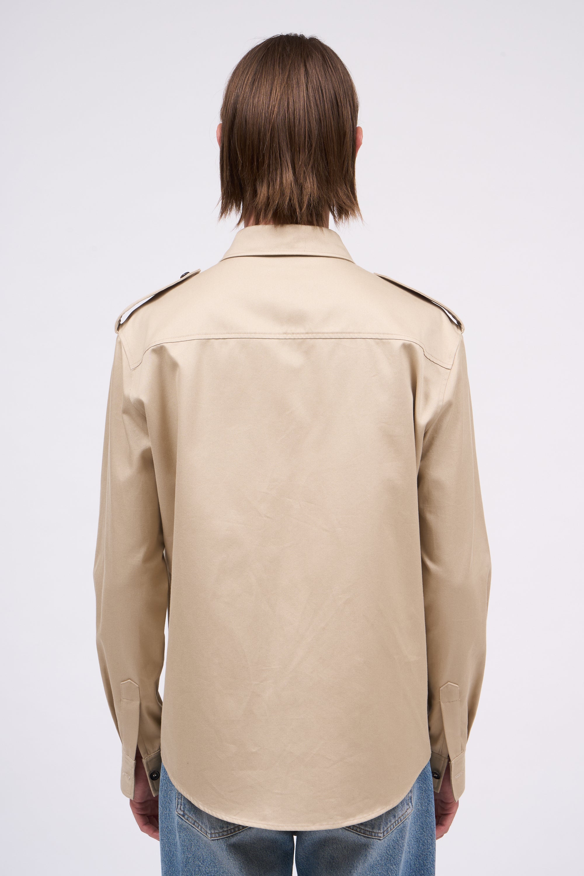Paul & Joe Akira chemise coton noir coupe droite