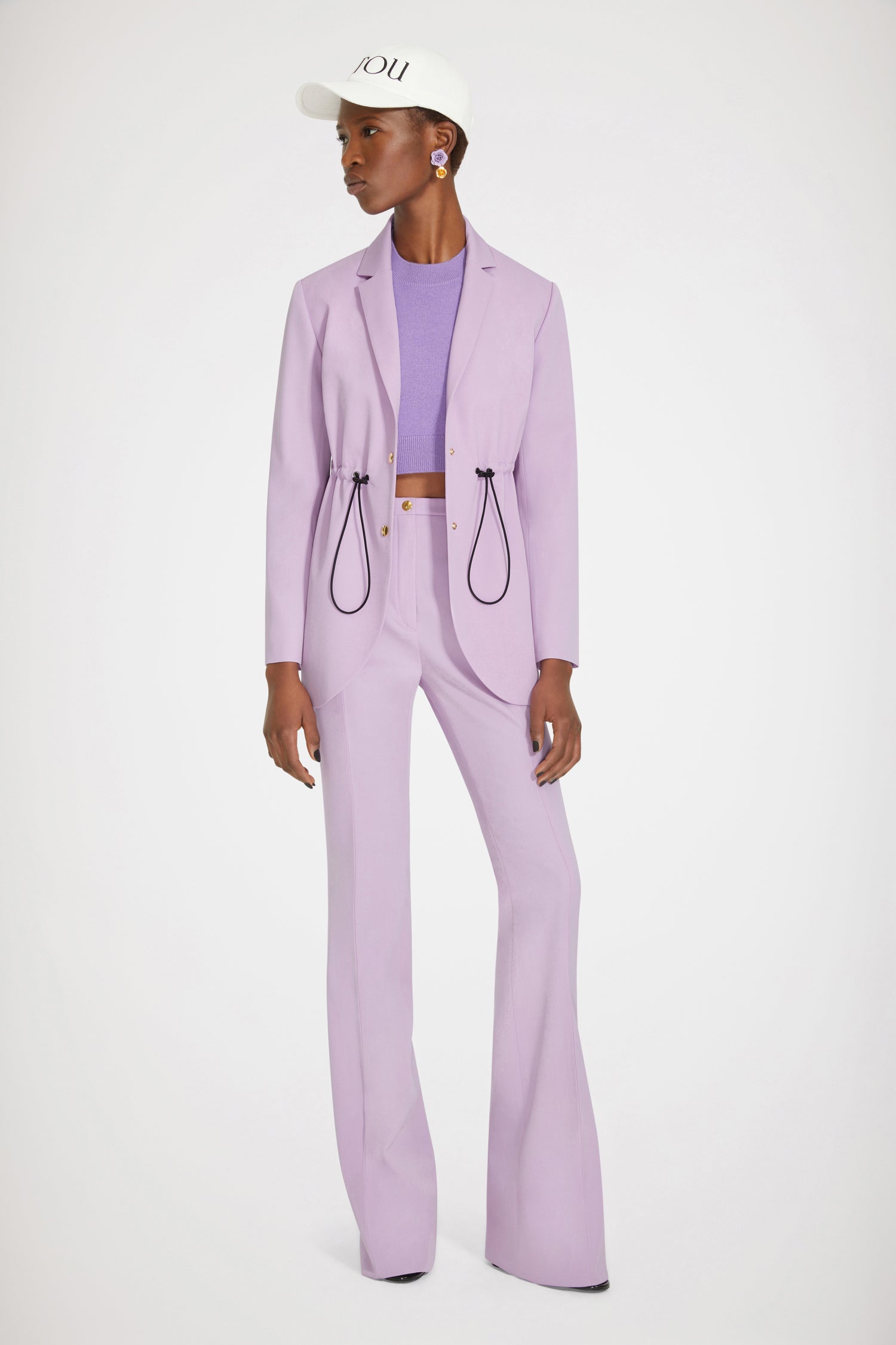 Patou Jackets JA026 veste laine wisteria 38