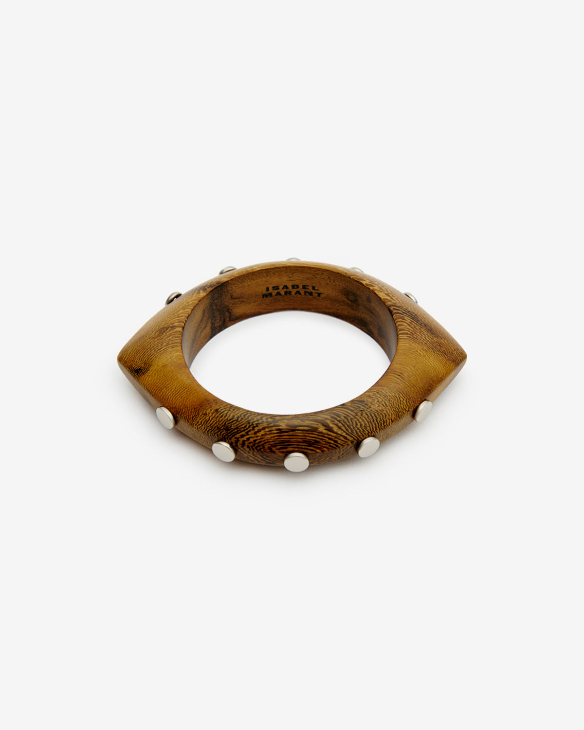 Isabel Marant Layla Bracelet bois havane-argent
