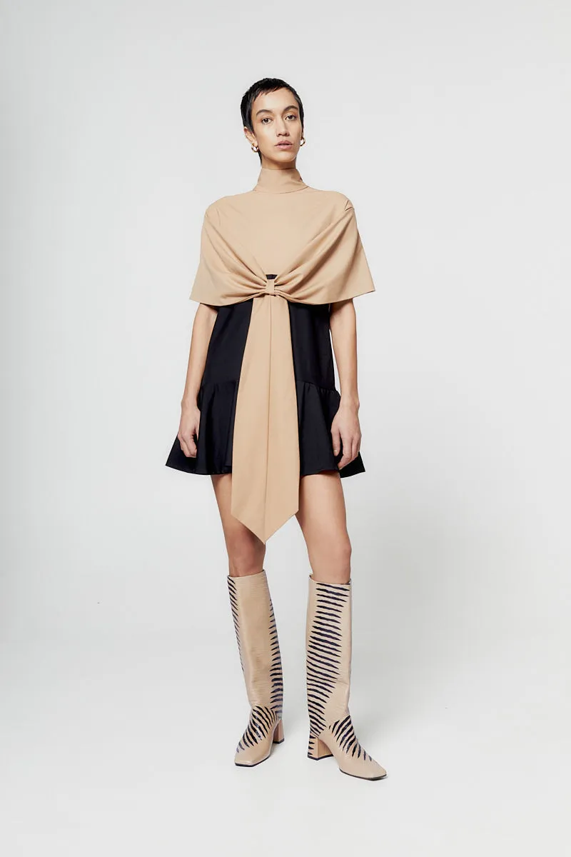 ATU Body Couture Starsailor robe longue color block à noeud