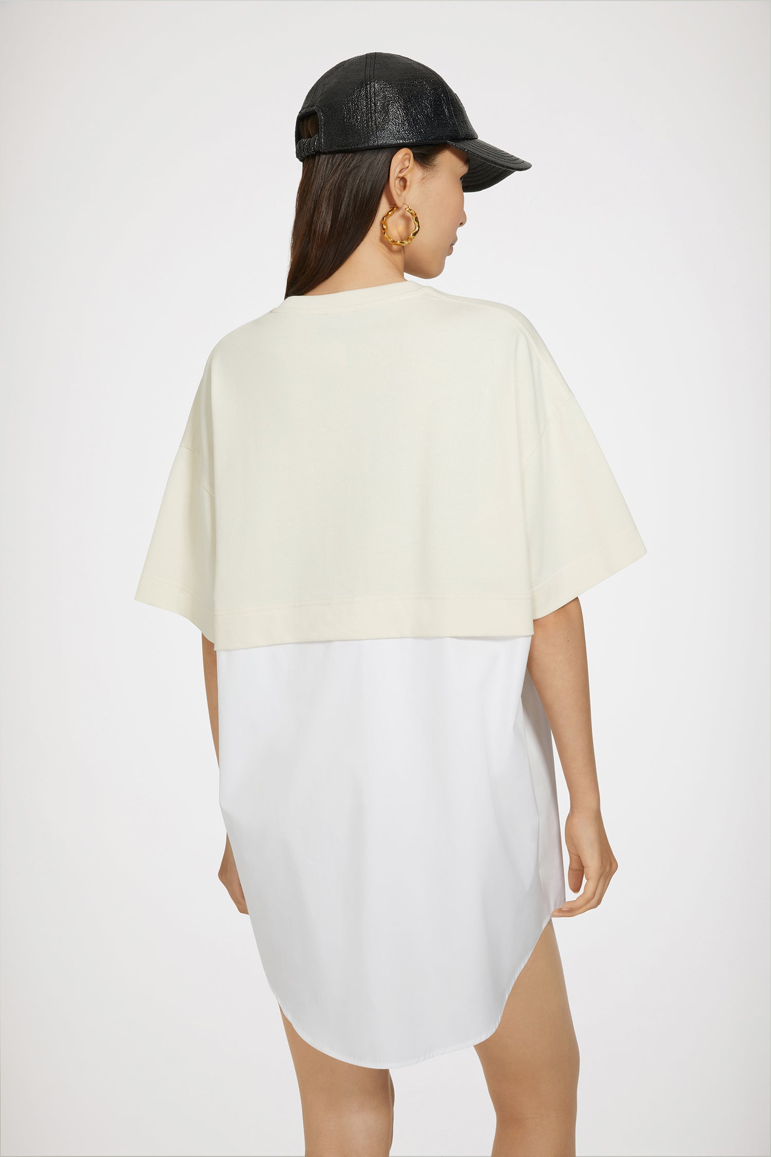 Patou Hybrid JE108 robe t-shirt Natural coton bio