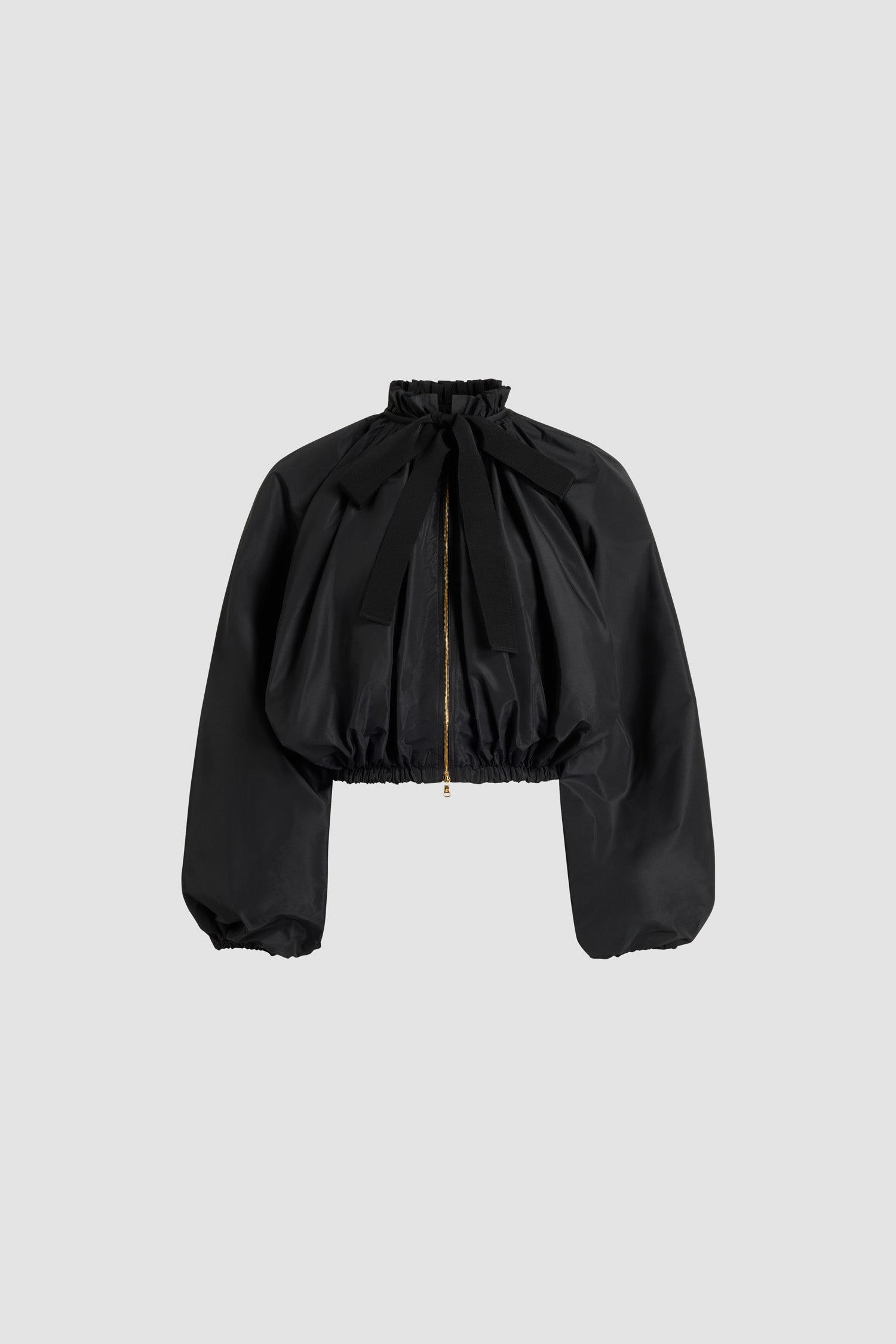 Patou OU017 blouson volume polyester recyclé noir