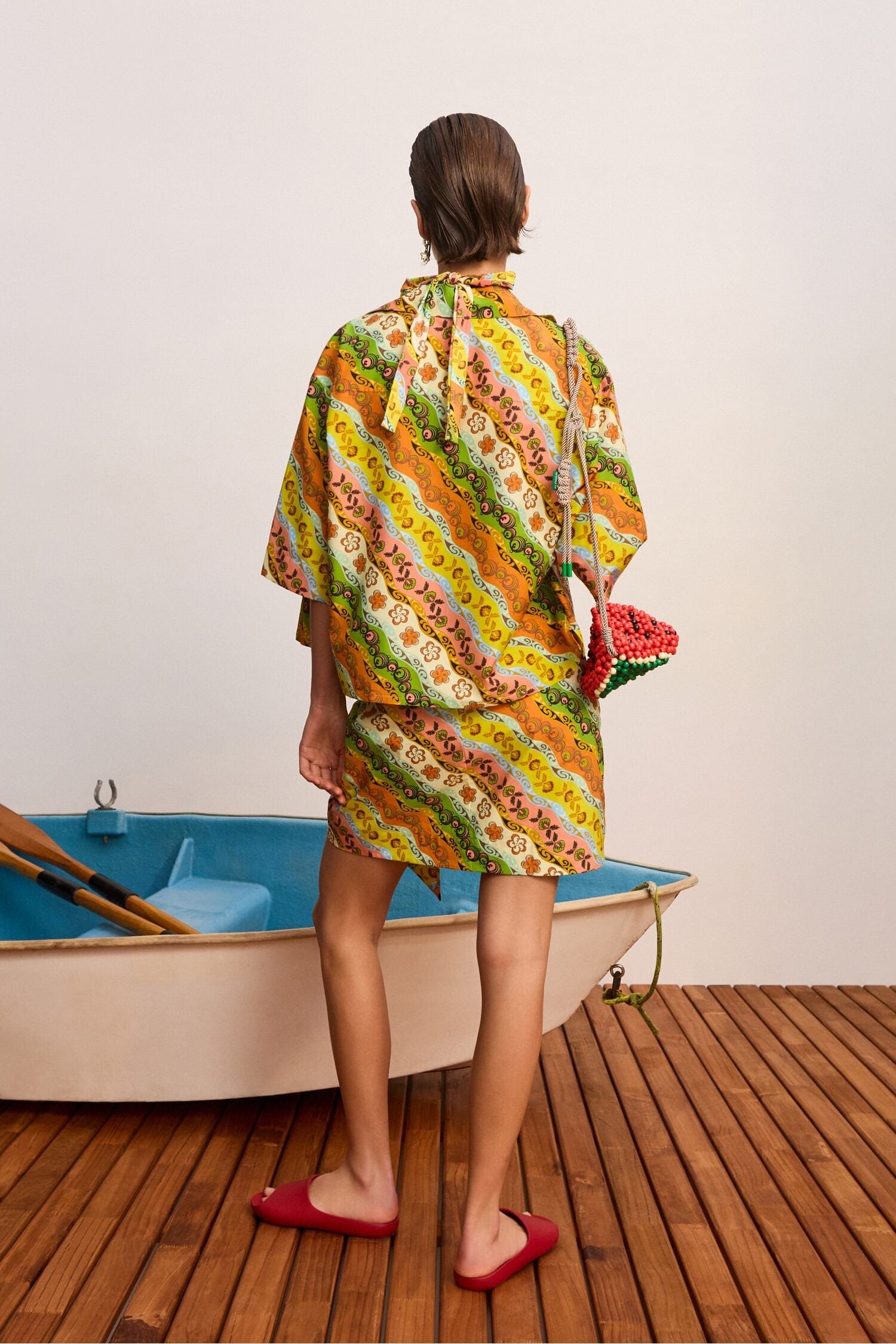 Alemäis Janine chemise oversize coton imprimé floral