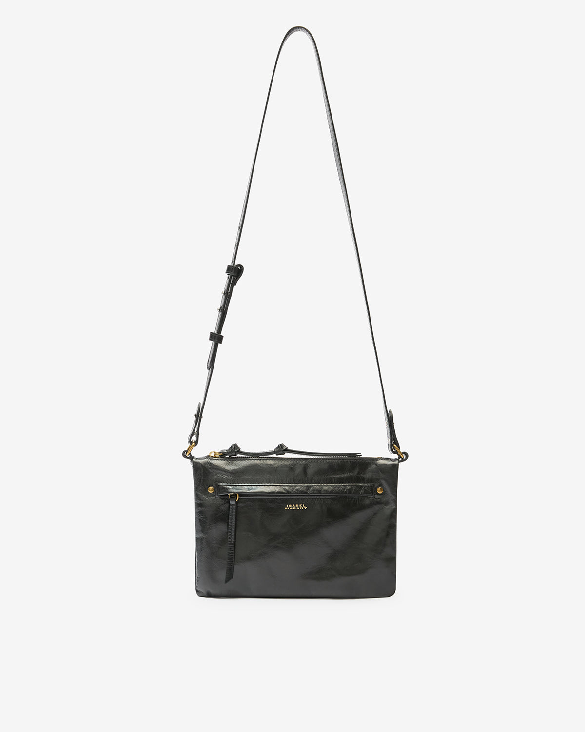 Isabel Marant Winna Duo sac cuir noir double