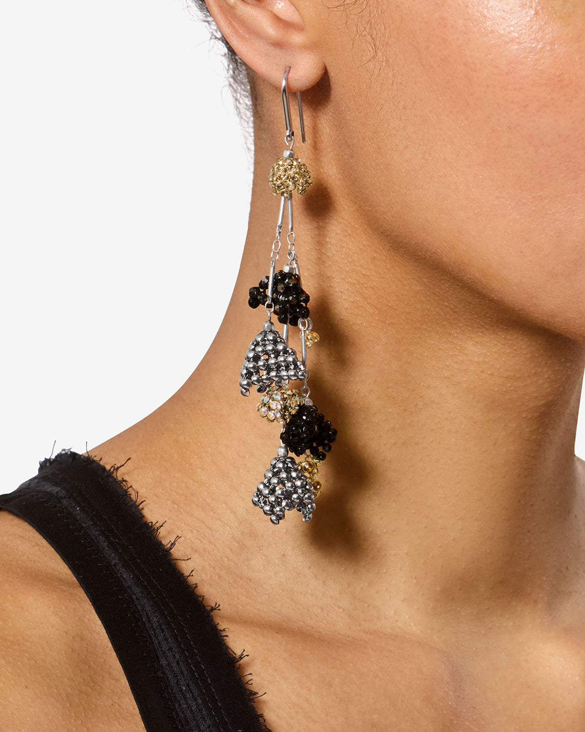 Isabel Marant Catalina BL0294FA boucles oreilles anthracite