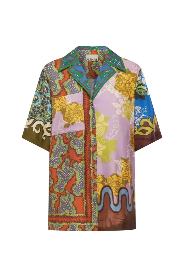 Alemaïs Arnie Silk Shirt chemise soie imprimé floral