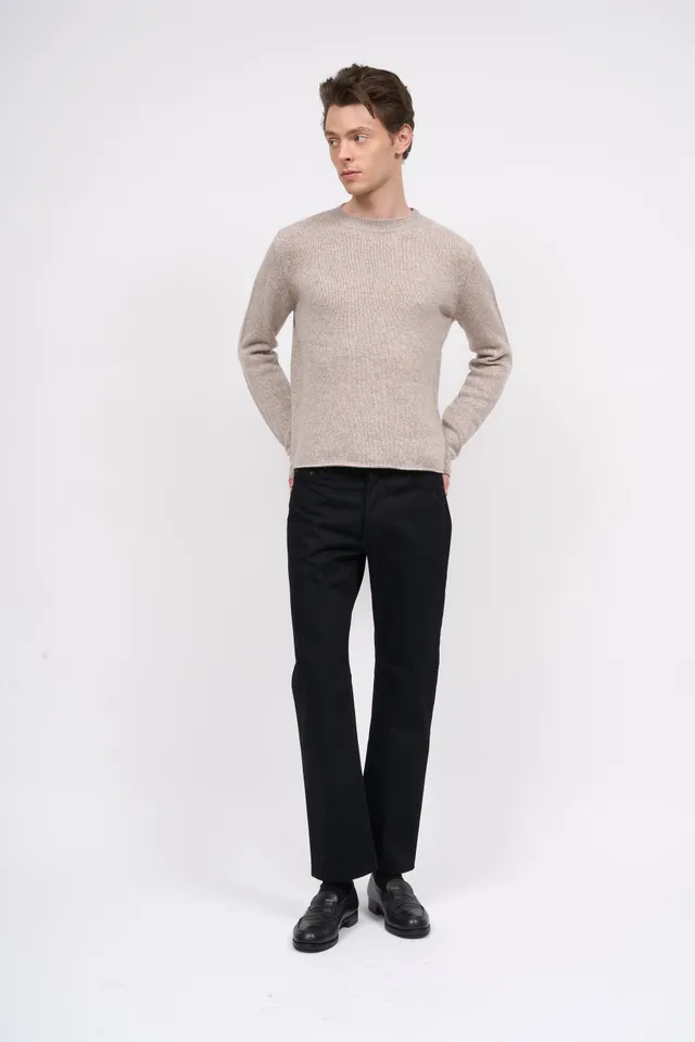 Paul & Joe Philippe pull cachemire marron col rond