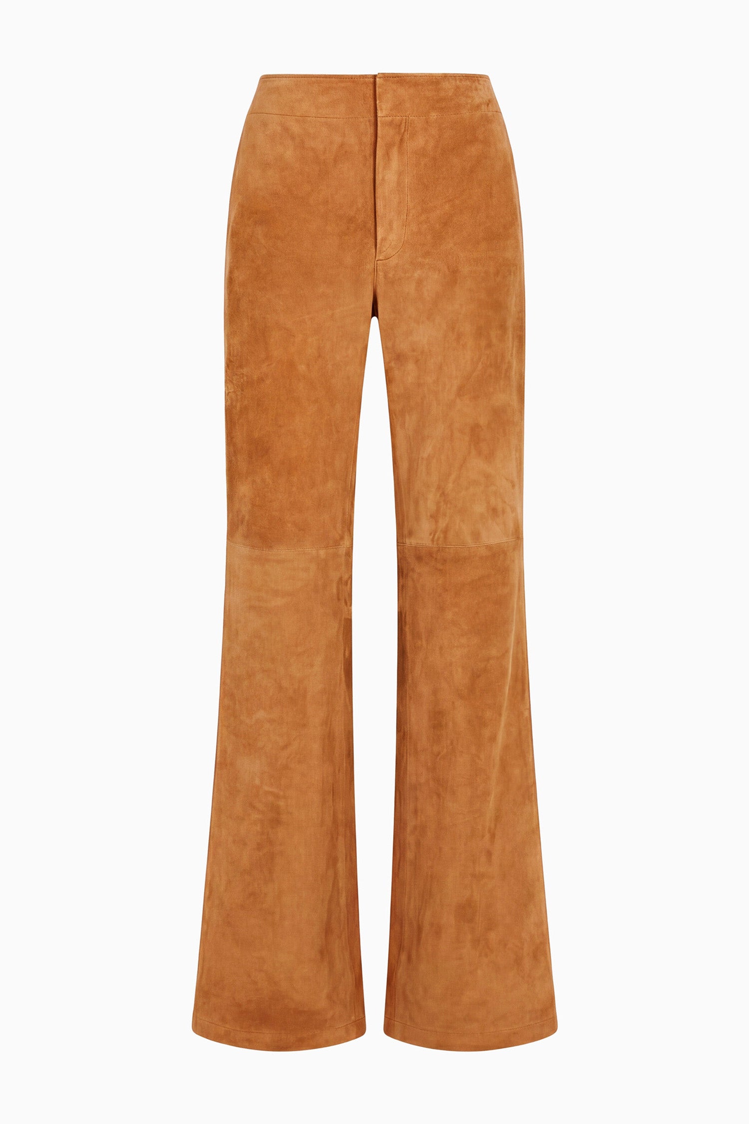Ulla Johnson Freja pantalon daim cognac fuselé