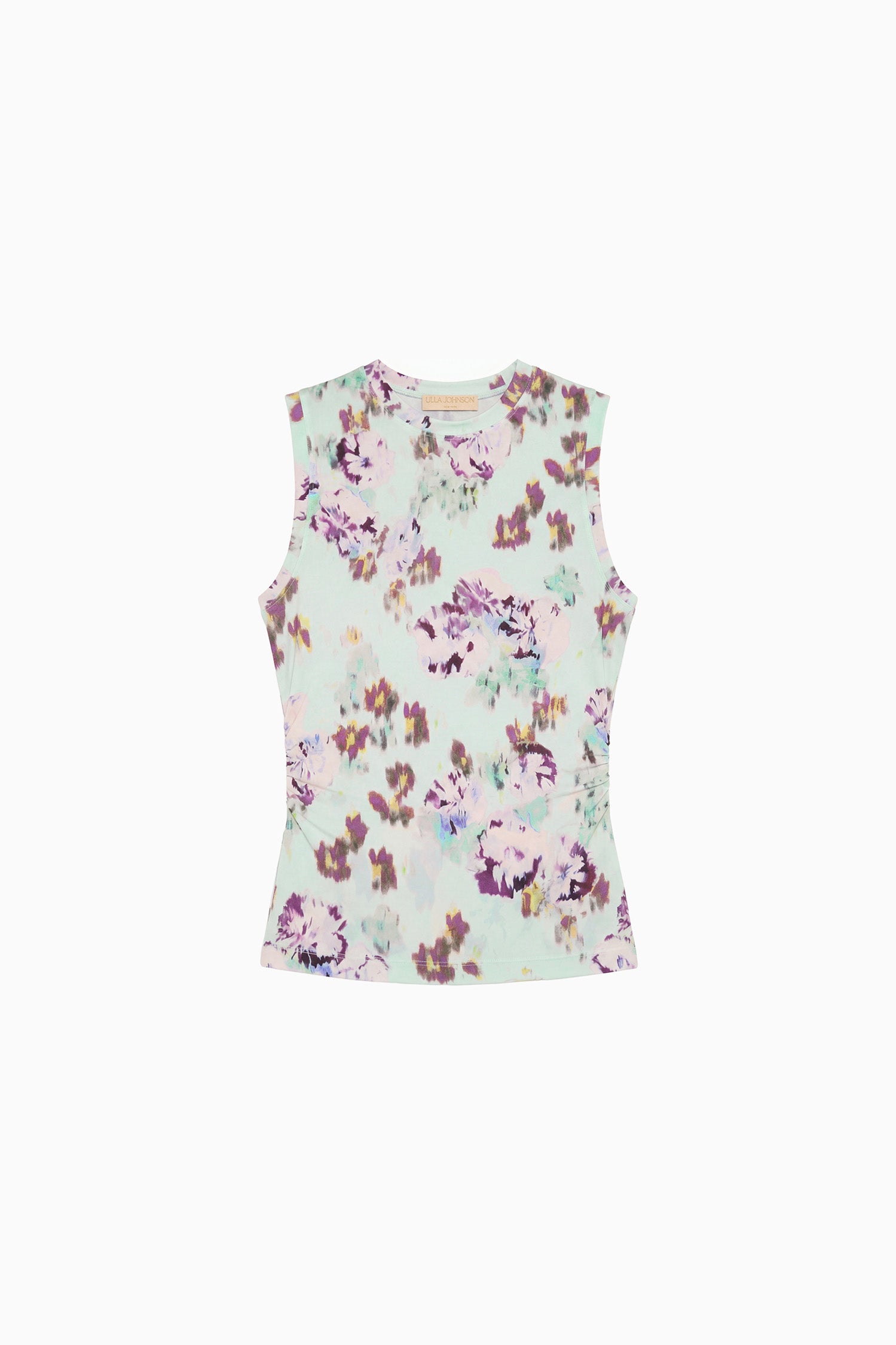 Ulla Johnson Ines Top Femme Oasis Vert Imprimé