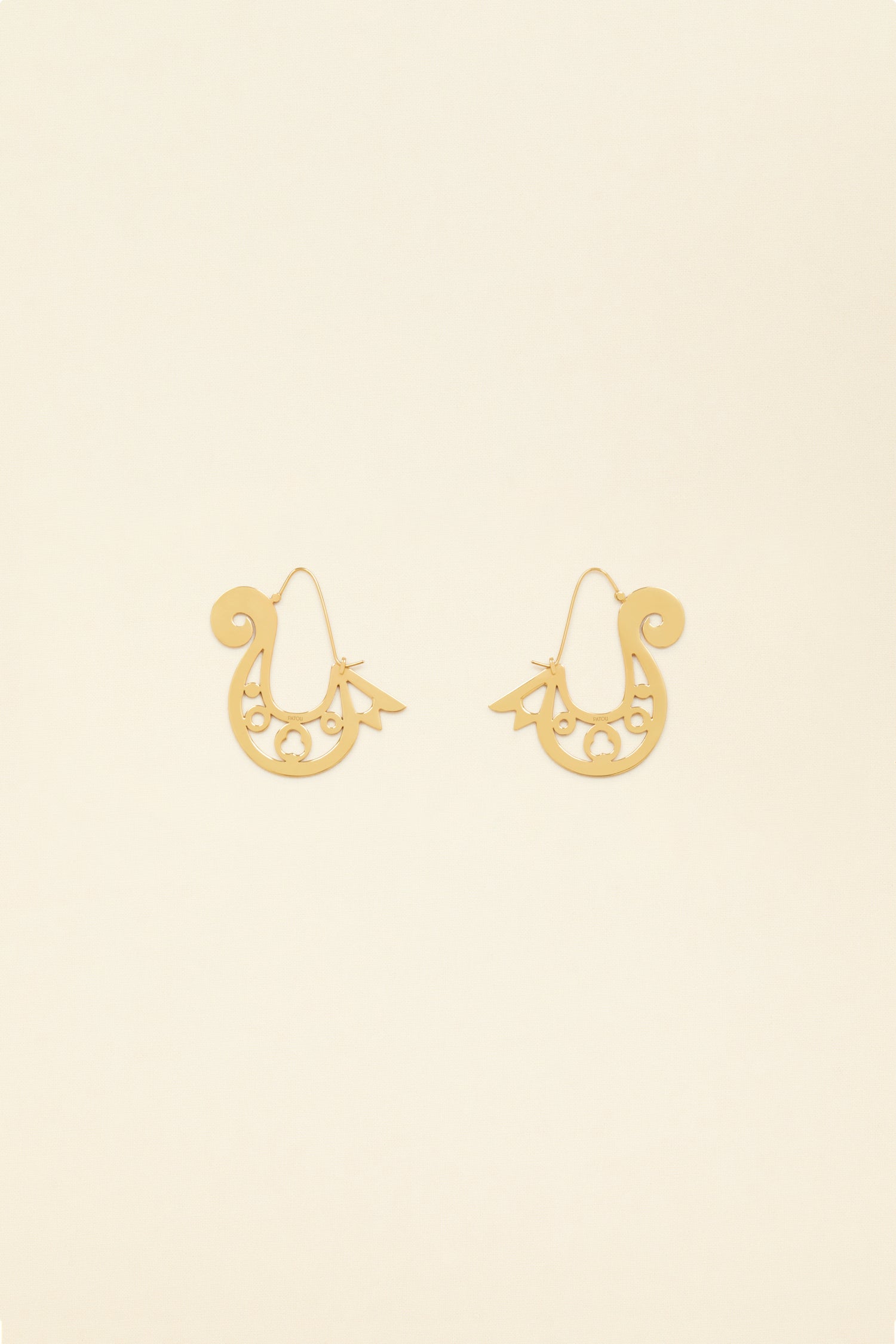 Patou JW069 A21JW0691000299G boucles créoles dorées