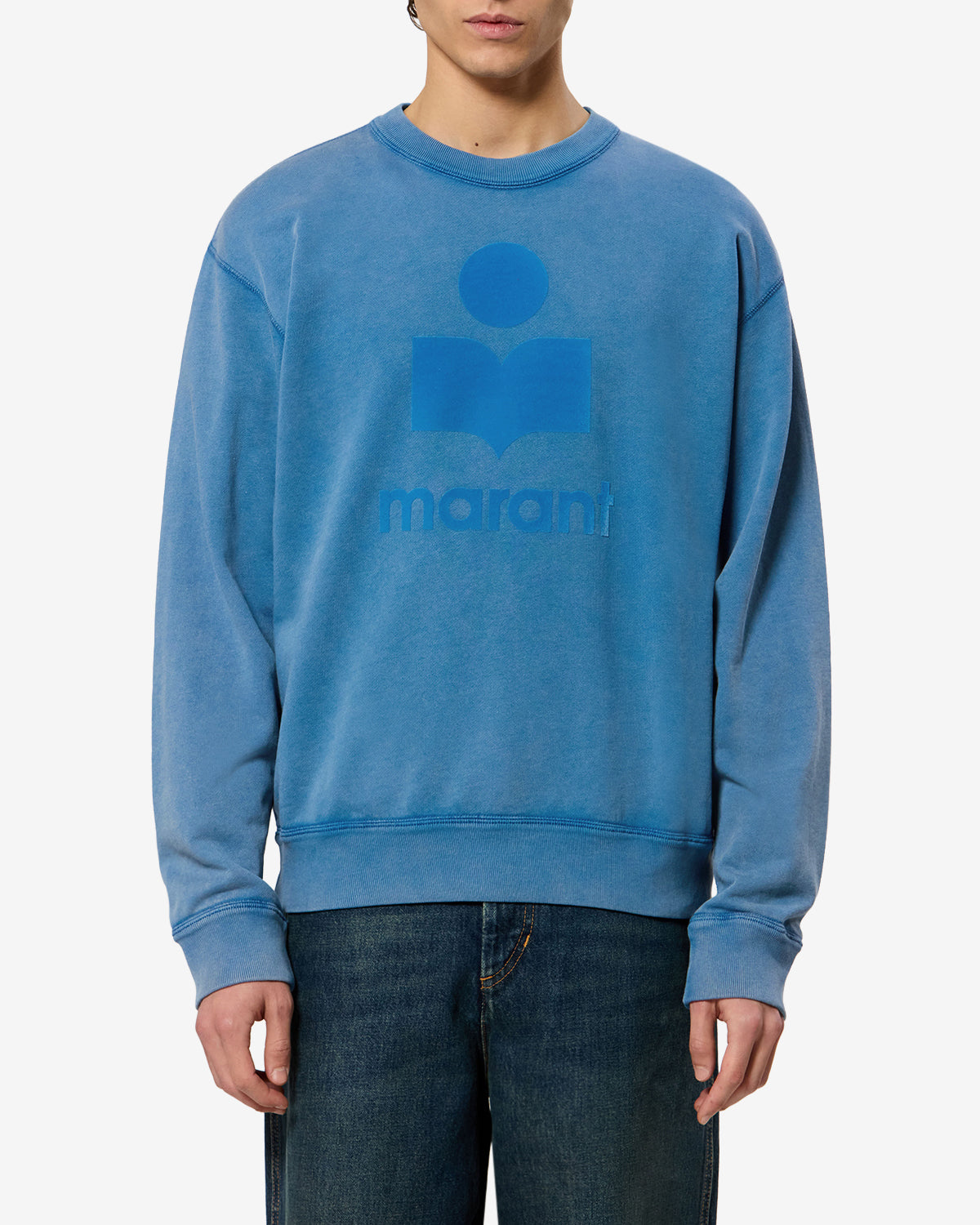 Isabel Marant Mikoy SW0029HA sweatshirt coton bleu