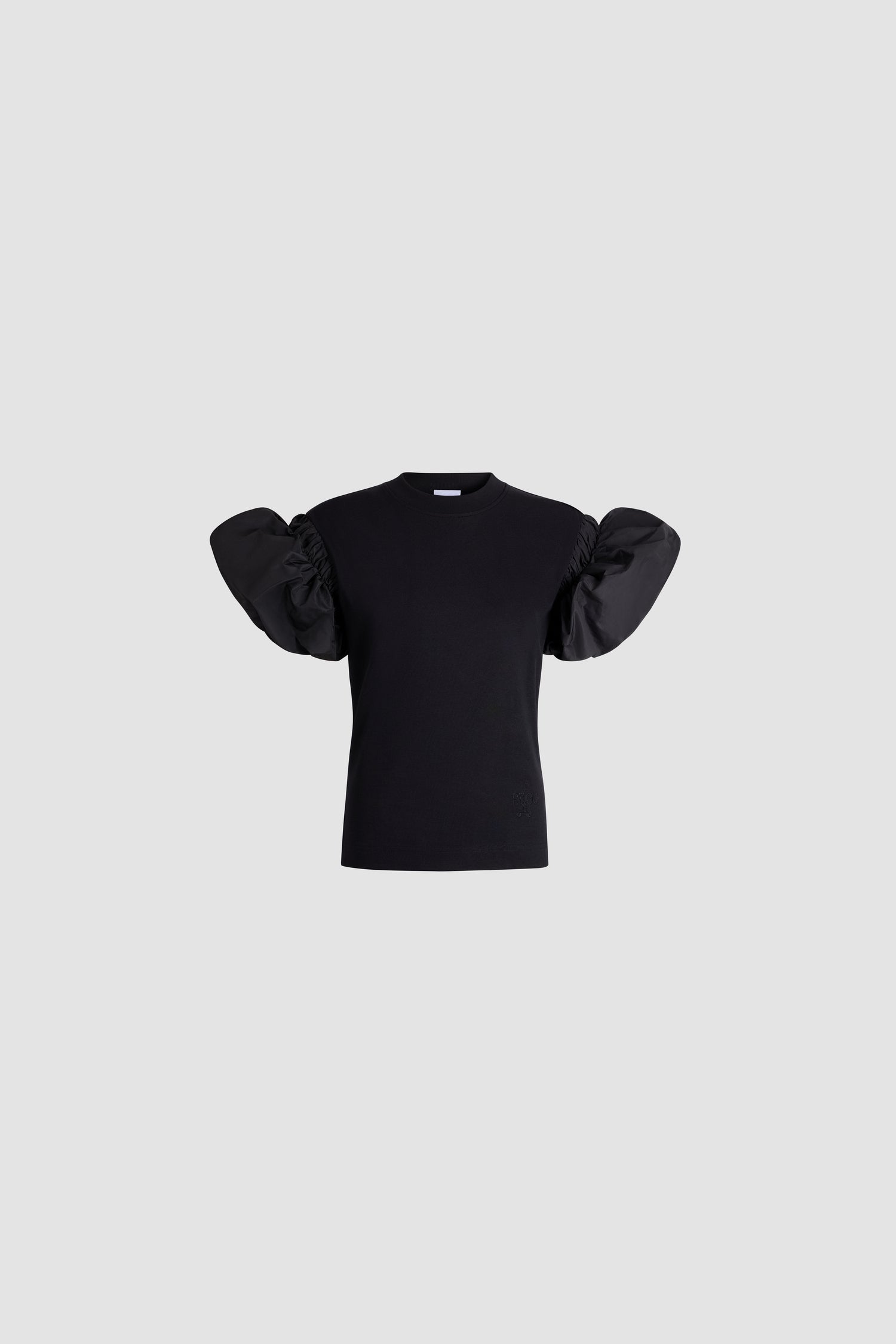Patou T-Shirts H26JE2589990999B t-shirt noir coton