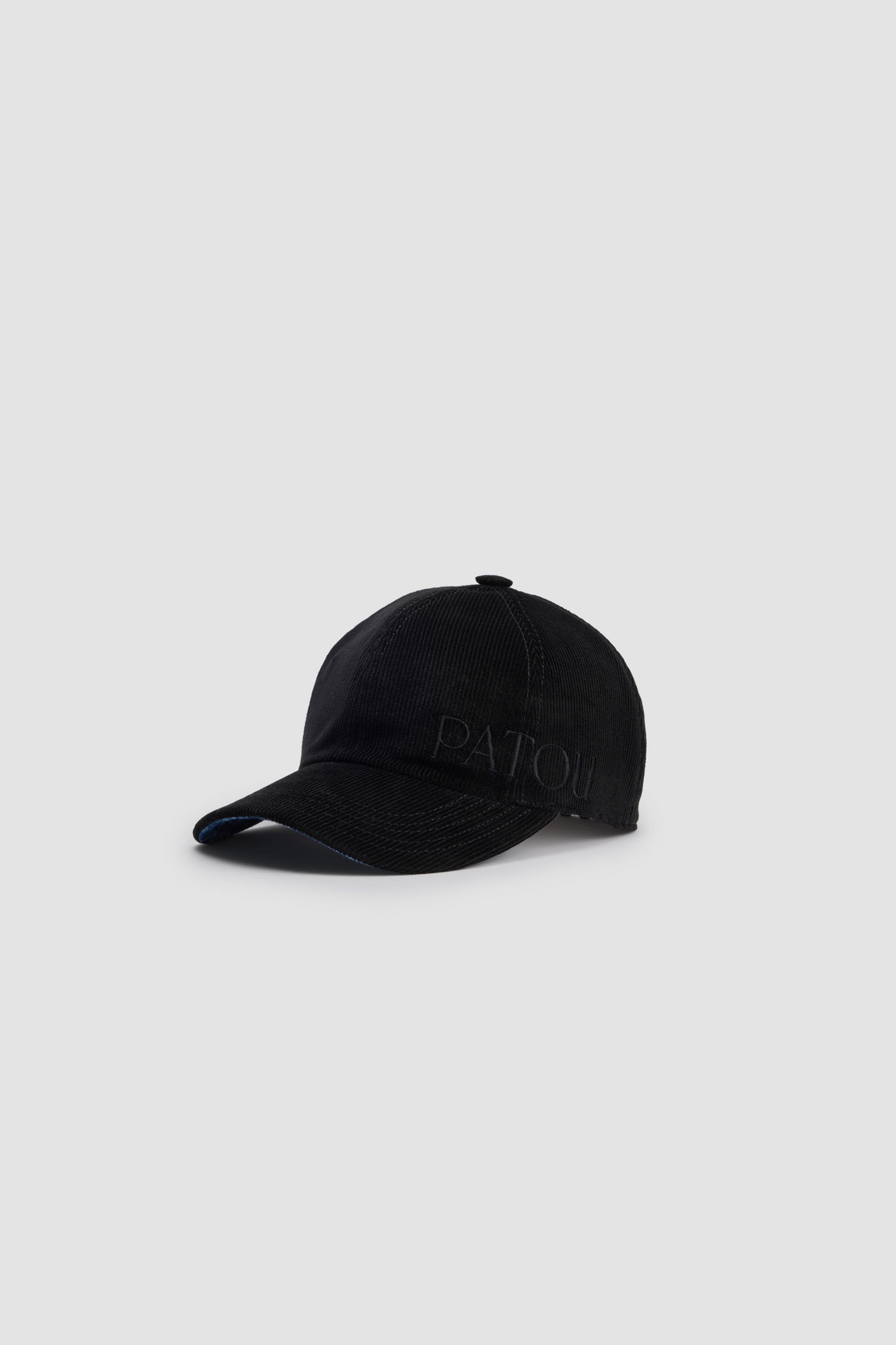 Patou Accessories AC063 casquette noire velours coton