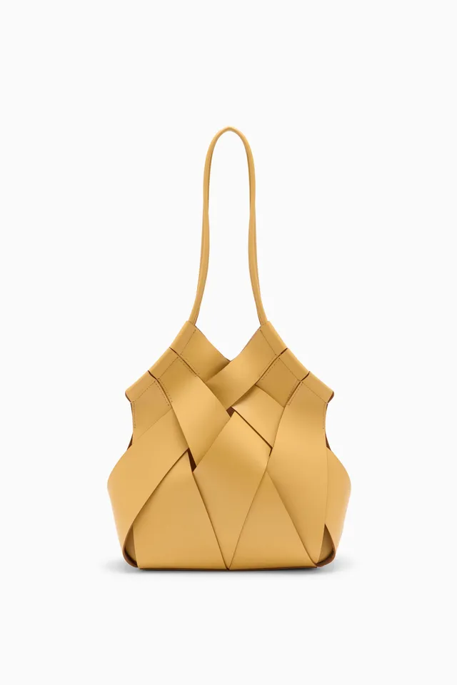 Ulla Johnson Charlotte sac épaule lotus jaune cuir