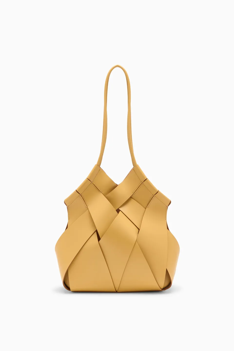 Ulla Johnson Charlotte sac épaule lotus jaune cuir