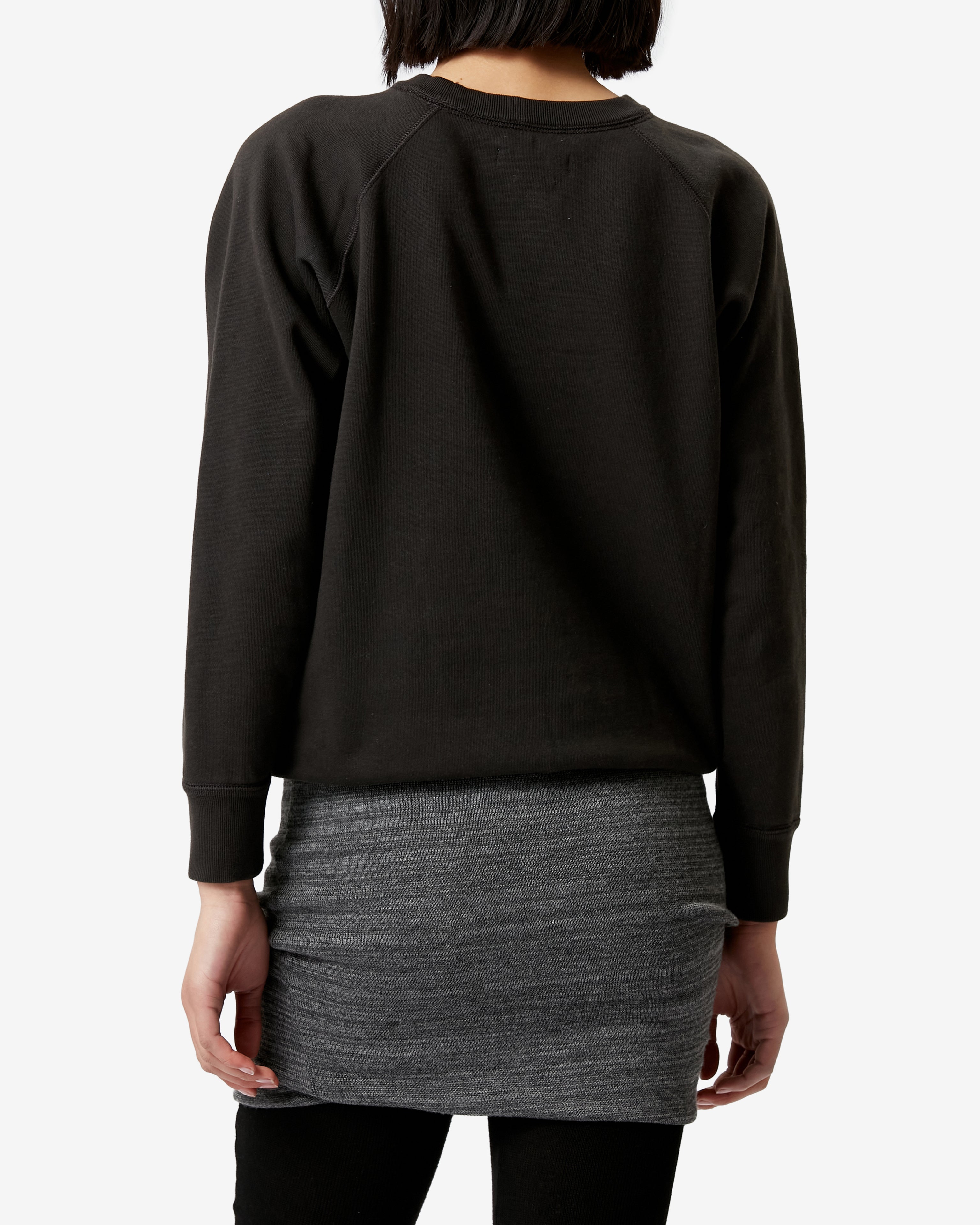 Isabel Marant Milly sweatshirt noir coton délavé