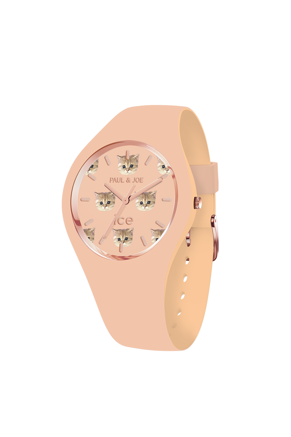 Paul & Joe Ice-Watch montre Nounette rose silicone