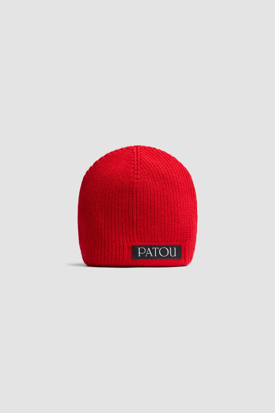 Patou H25AC1028041313R bonnet laine cachemire Madder Red TU