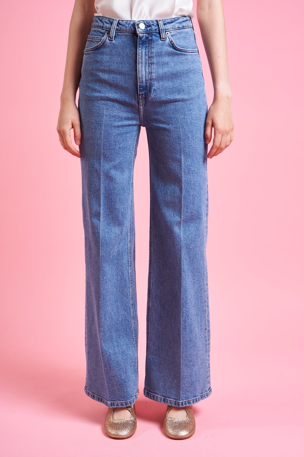 Paul & Joe jean Phoenix droit taille haute coton
